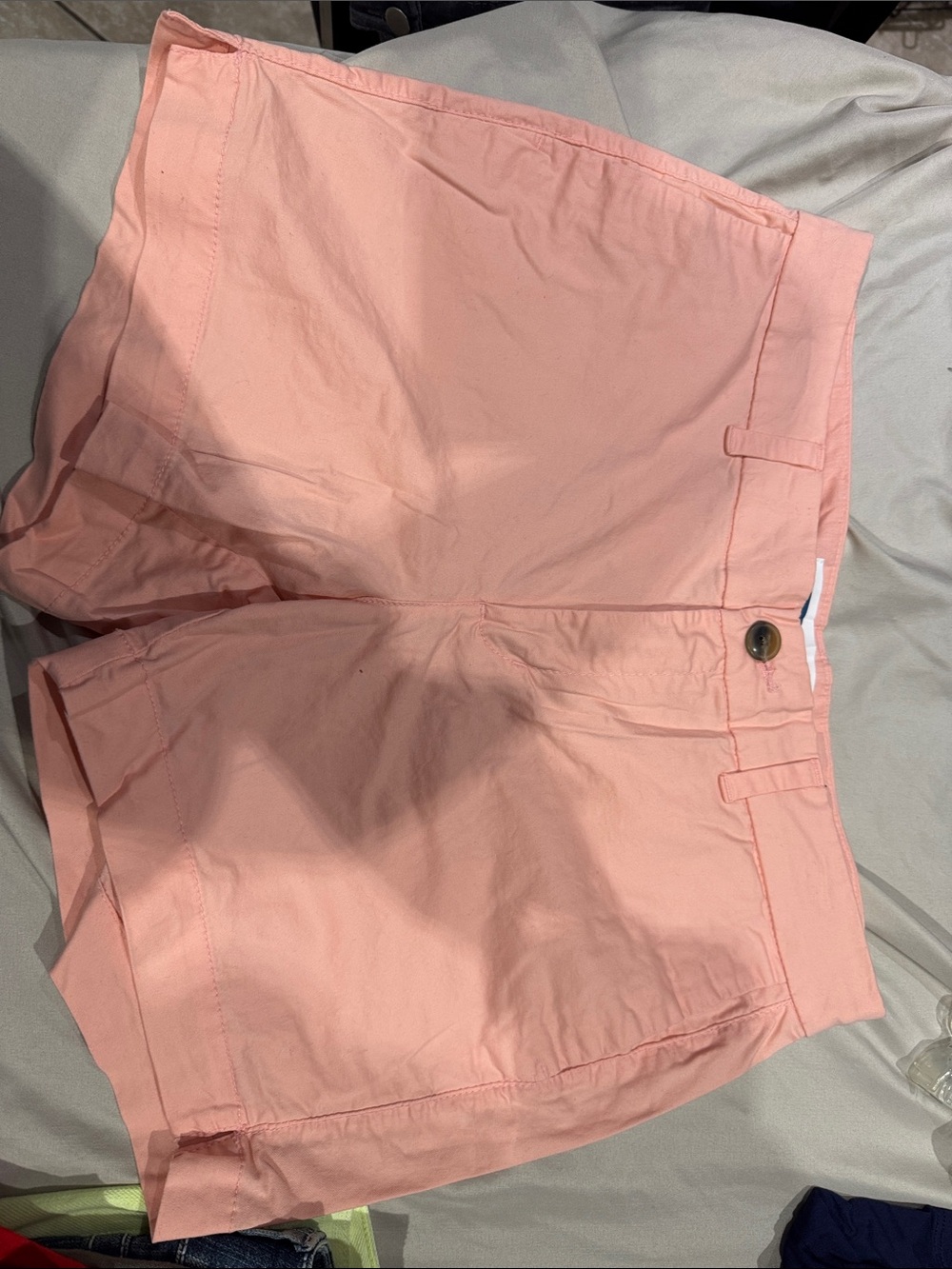 Old Navy Coral Pink Cotton Bermuda Shorts